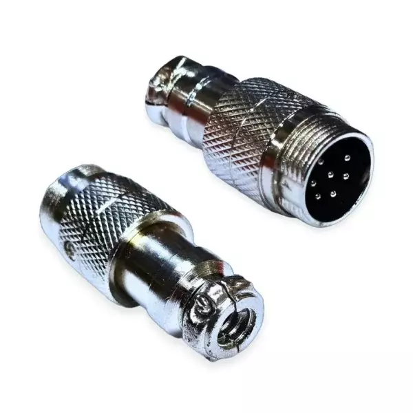 SETMI INDIA GX16 Aviation Connector Male 16 mm Circular 5-15 A with Solder Type 7-Pin
