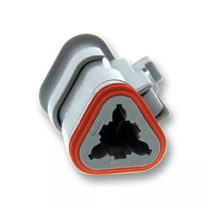 DEUTSCH - TE CONNECTIVITY Conn Housing, Plug, 3Pos, Nylon, DT06-3S-E008