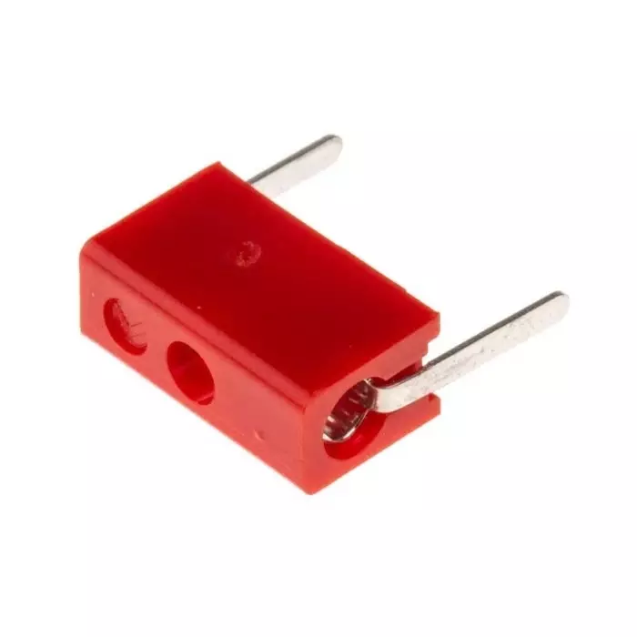 HIRSCHMANN AND MEASUREMENT Red Female 2 mm Connector Solder Termination 6A 60V DC Tin Plating, 930224101 (Pack of 100)