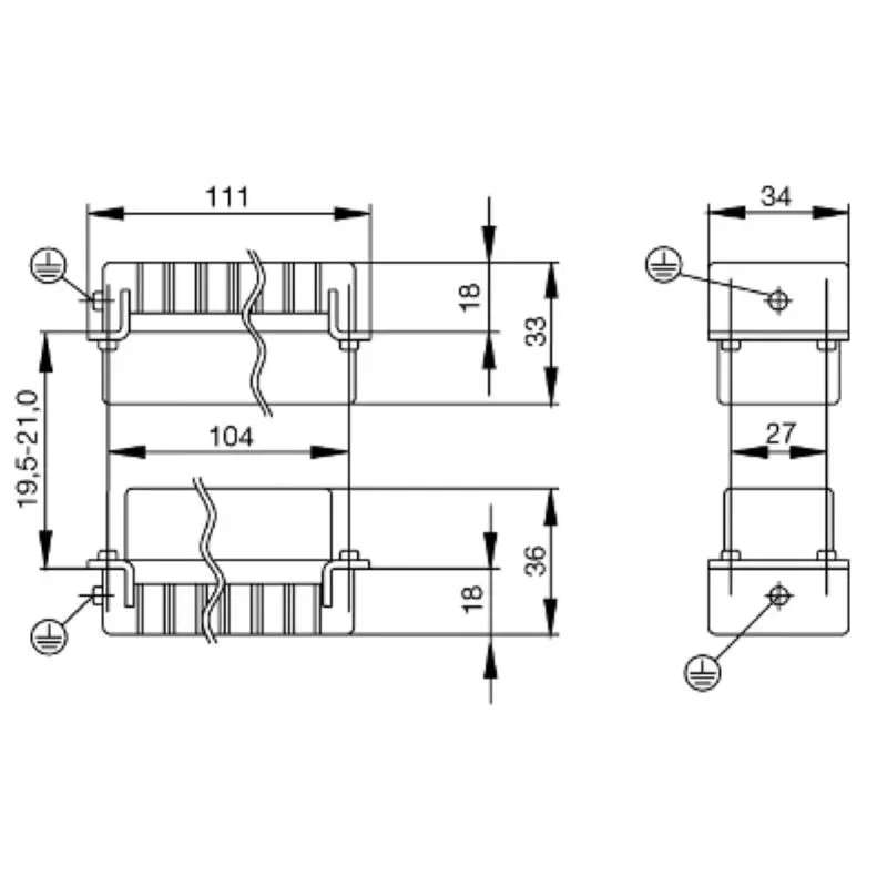 Weidmuller HDC Insert Male Crimp Connection and 16 A Nominal Current, HDC HEE 46 MC