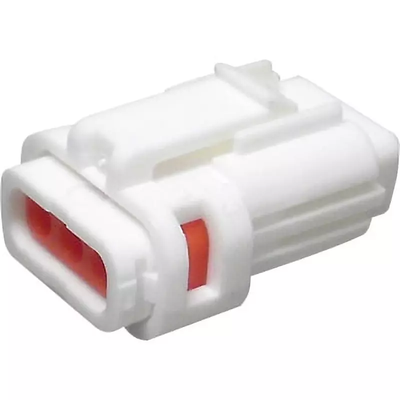 Minebea Connect Waterproof Connector Socket Housing (Maximum) 3 Amp Current 250 Voltage, CB01A6-03N0-02 (Pack of 10)