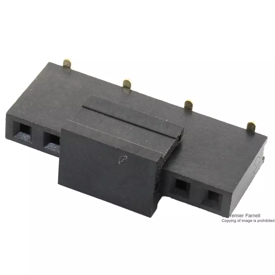 MULTICOMP PRO PCB Receptacles CONNECTOR, RCPT, 7POS, 1ROW, 2.54MM, 2212SM-07G-75-B1-PCR