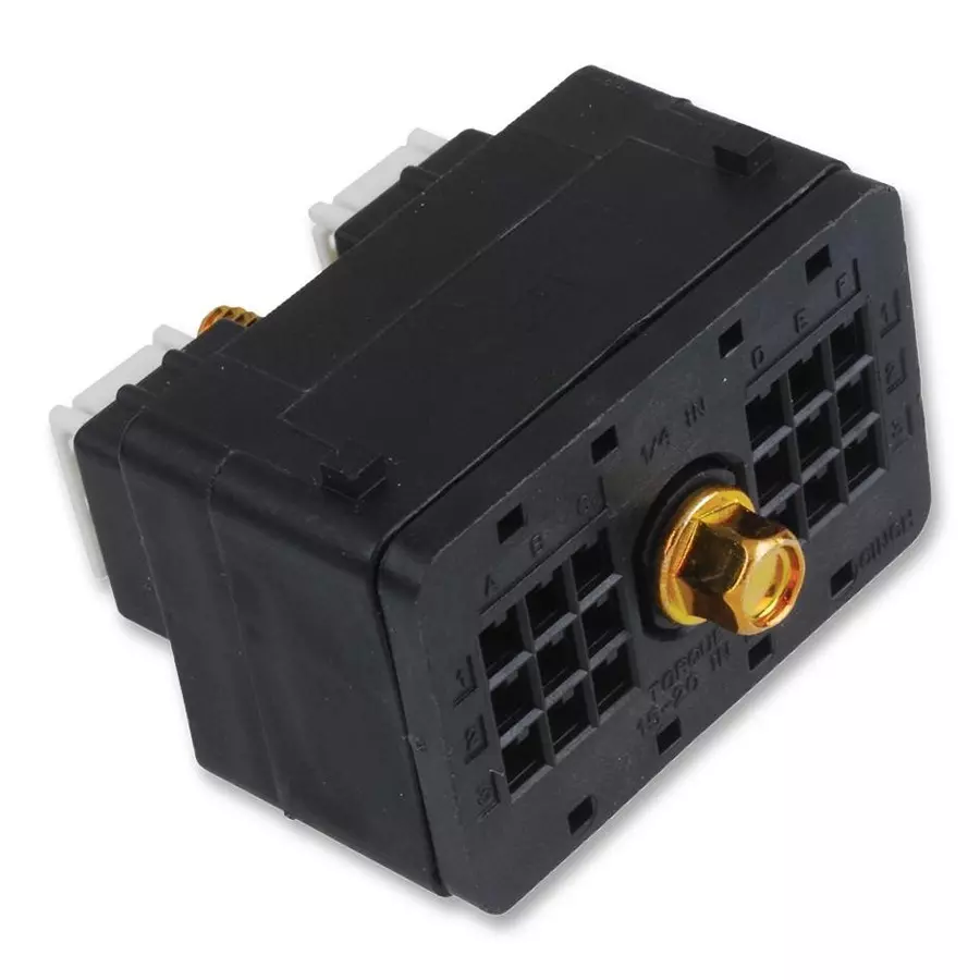 CINCH CONNECTIVITY SOLUTIONS RECEPTACLE HOUSING, 18POS, BLACK, 581-01-18-023