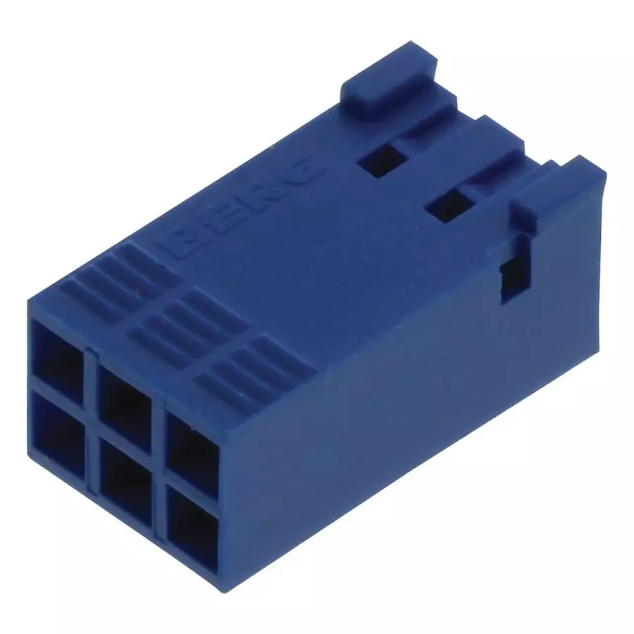 AMPHENOL COMMUNICATIONS SOLUTIONS CONNECTOR, RECEPTACLE, 2.54MM, 6WAY, 65239-003LF (Pack of 10)