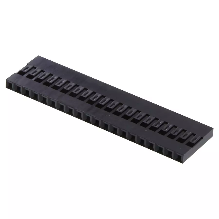 AMPHENOL COMMUNICATIONS SOLUTIONS CONNECTOR HOUSING, RCPT, 20POS, 2.54MM, 65039-017LF