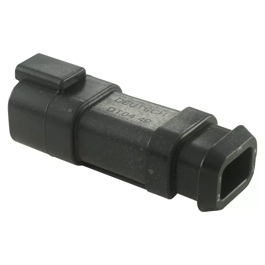 DEUTSCH - TE CONNECTIVITY RECEPTACLE, BOOT, THIN WALL, 4WAY, PIN, DT04-4P-CE09