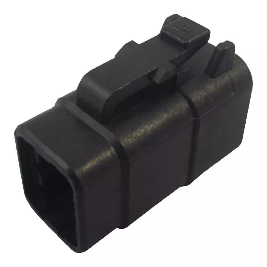 DEUTSCH - TE CONNECTIVITY AUTOMOTIVE CONN HOUSING, PLUG, 6POS, DTM06-6S-EE04