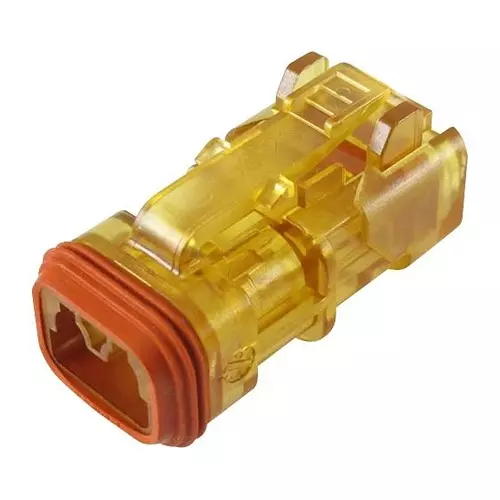 DEUTSCH - TE CONNECTIVITY PLUG HOUSING, 2POS, THERMOPLASTIC, DT06-2S-SDT-CE27