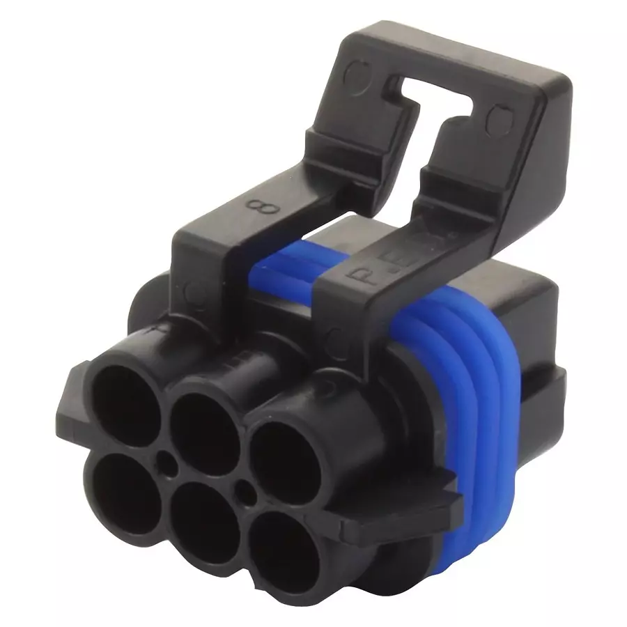 APTIV / DELPHI HOUSING, RCPT, 6POS, 14A, BLACK, 12052848