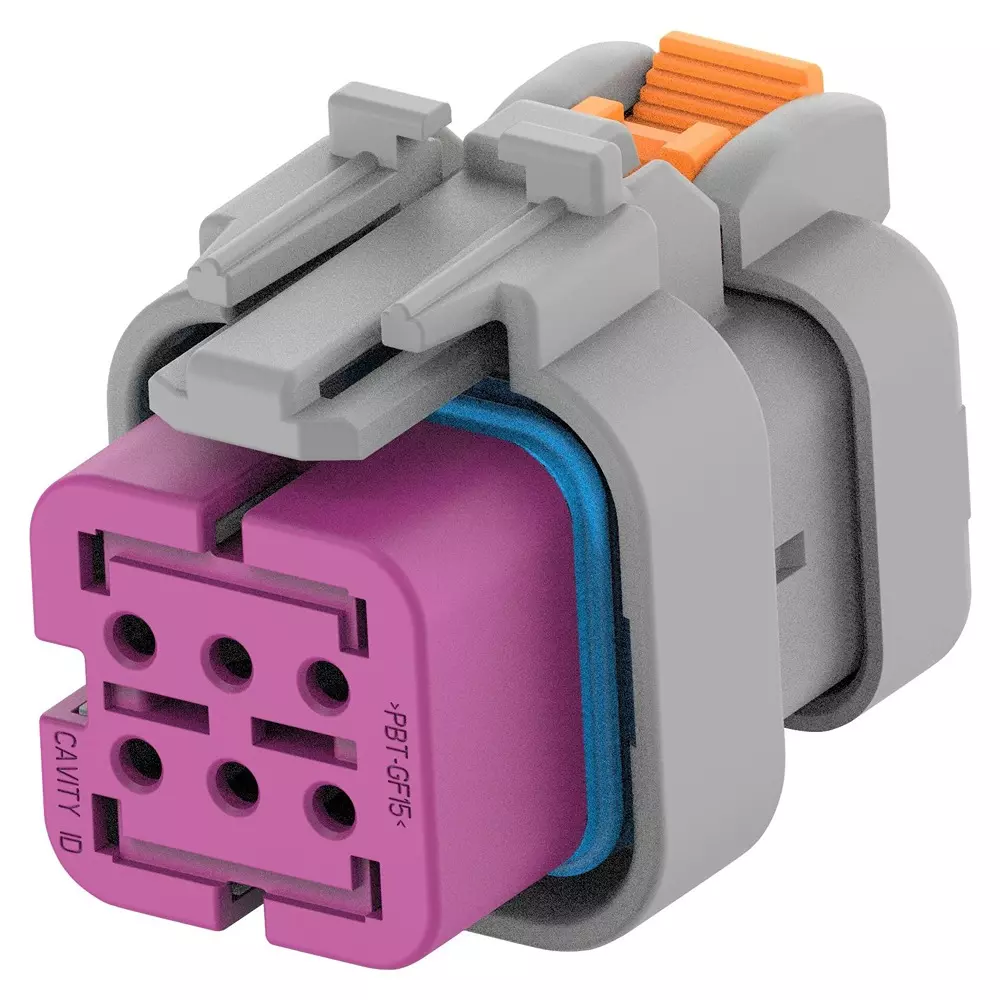 TE CONNECTIVITY Automotive Housing, Plug, 6Pos, Key A, 2320935-1