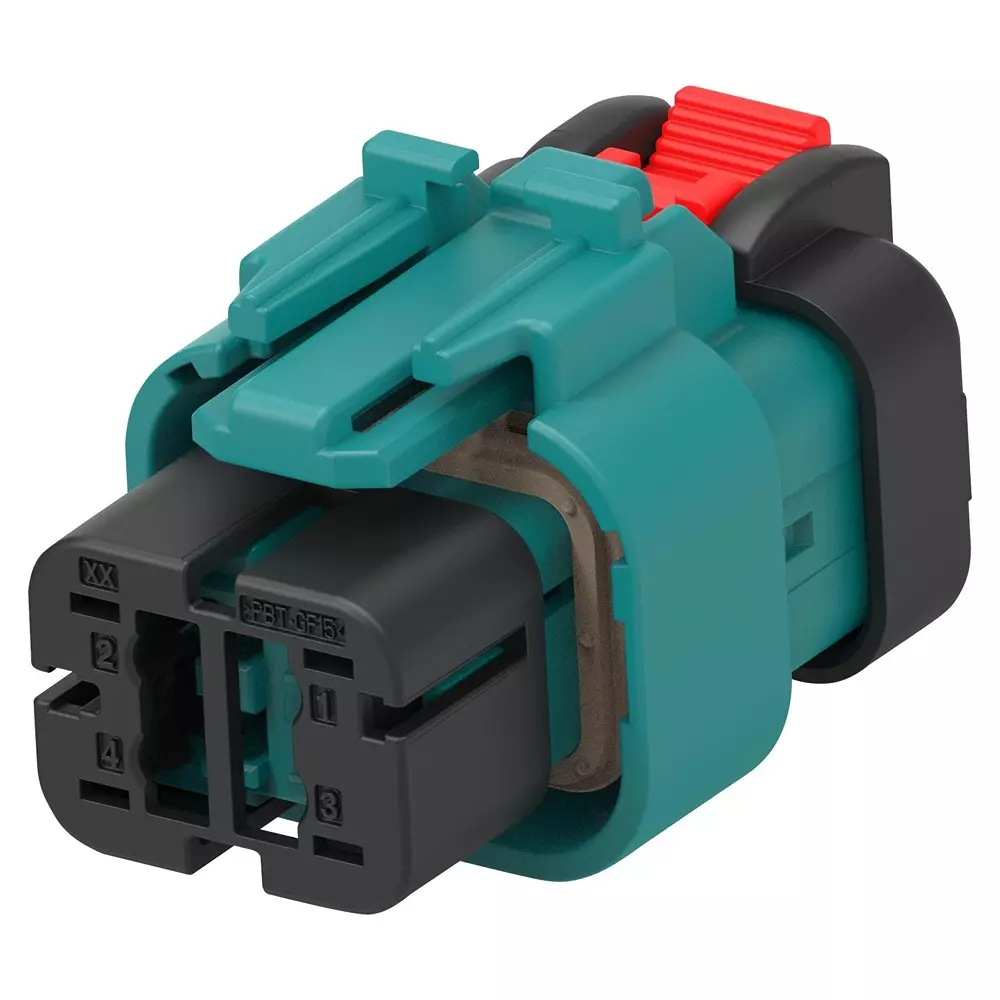 TE CONNECTIVITY Automotive Housing, Plug, 4Pos, Socket, 2338212-1