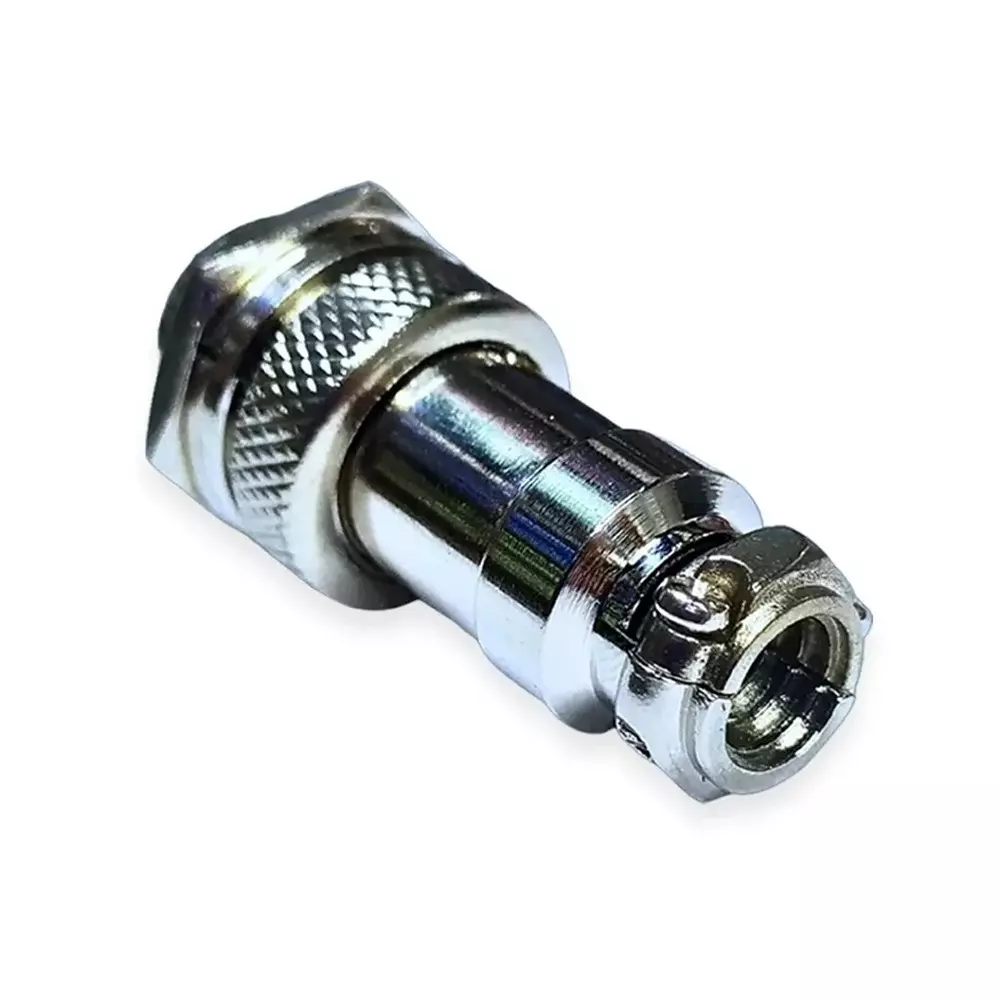 SETMI INDIA GX16 Aviation Connector Male 16 mm Circular 5-15 A with Solder Type 5-Pin