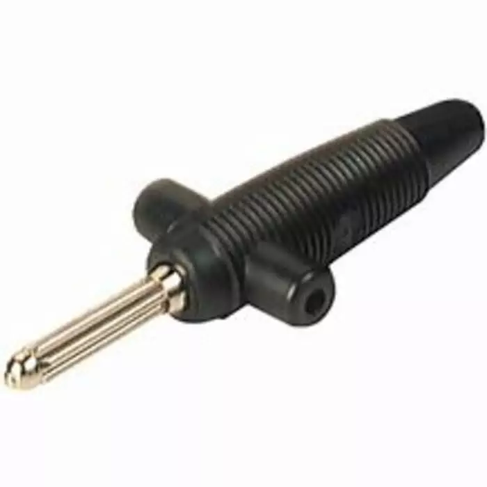 HIRSCHMANN TEST AND MEASUREMENT Banana Plug Black male 4 mm Connector Solder Termination 30A 60V DC Nickel Plating, 931667100 (Pack of 500)