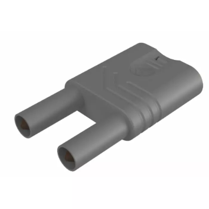 HIRSCHMANN TEST AND MEASUREMENT Banana Connector Grey male 4 mm Unsprung Socket Termination 32A 1kV, 932200106