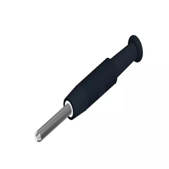 HIRSCHMANN TEST AND MEASUREMENT Banana Connector White male 2 mm Solder Termination 6A 60V DC Nickel Plating, 973509107 (Pack of 5)