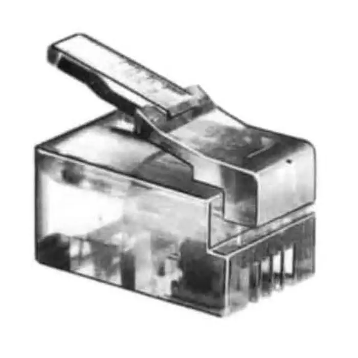 Hirose TM-P Series Male RJ22 Connector Cable Mount 4 -Way, TM4P-44P (Pack of 5)
