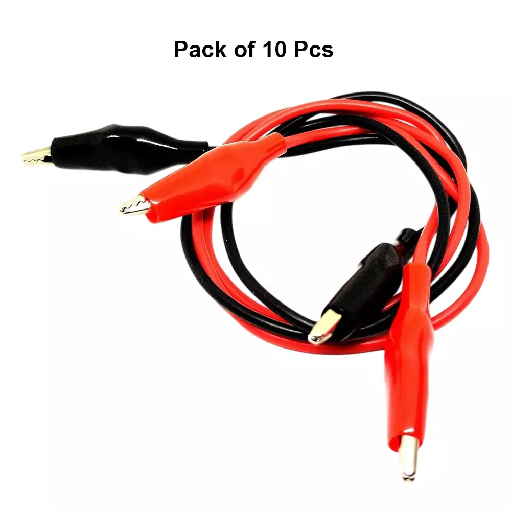 invento-double-ended-mini-crocodile-alligator-clip-with-20-awg-500-mm-length-05-sqmm-silicone-wire-black-red-isc-3020-5-pack-of-10-pcs