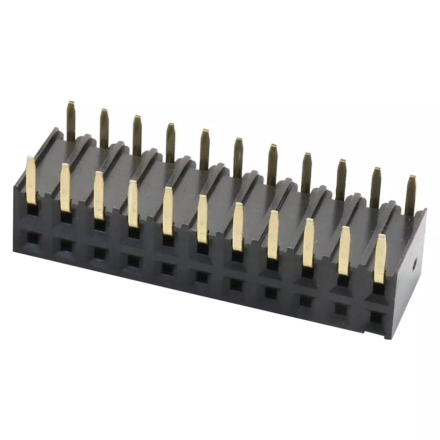 MULTICOMP PRO PCB Receptacles CONNECTOR, RCPT, 22POS, 2ROW, 2.54MM, 2214BR-22G