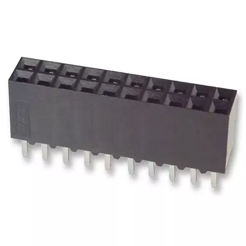 AMP - TE CONNECTIVITY CONNECTOR, RECEPTACLE, THT, 20WAY, 1-534206-0