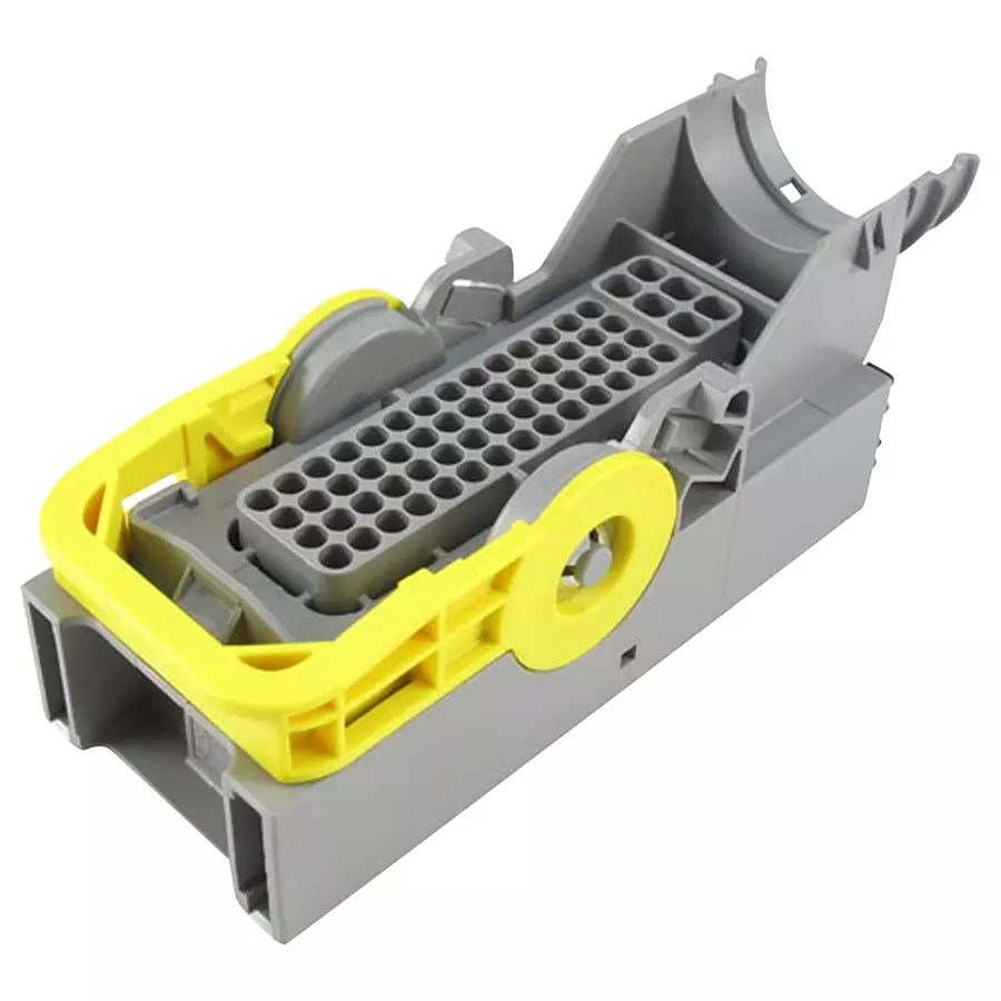 AMP - TE CONNECTIVITY RCPT HOUSING, 62POS, GF PBT, GREY, 2-1418883-1