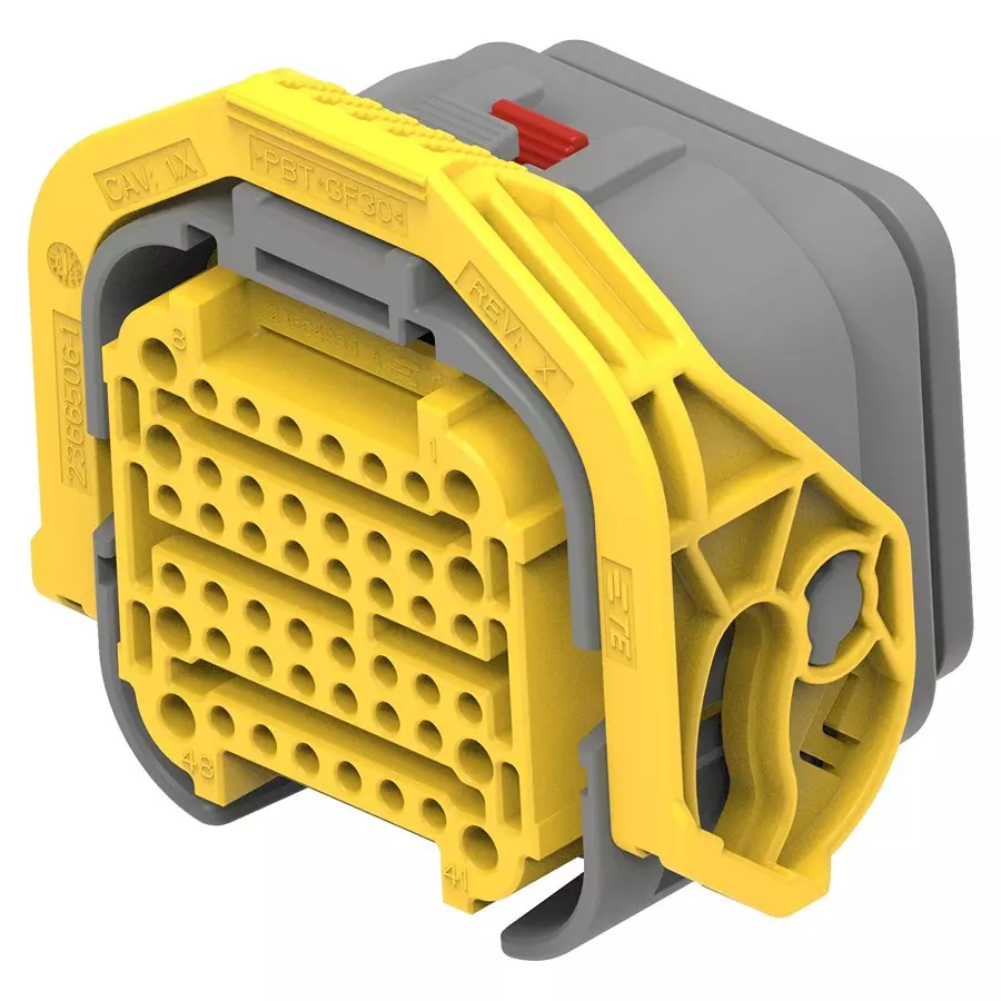 AMP - TE CONNECTIVITY AUTOMOTIVE HOUSING, PLUG, 48POS, 24V/13A, 2366494-2