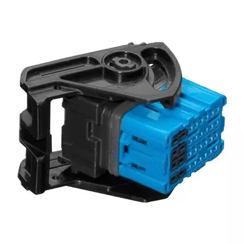 APTIV / DELPHI RCPT HOUSING, 32POS, PBT GF, BLUE, 33500498