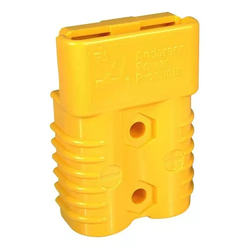 ANDERSON POWER PRODUCTS PLUG/RCPT HOUSING, 2POS, PC, YELLOW, 943-BK