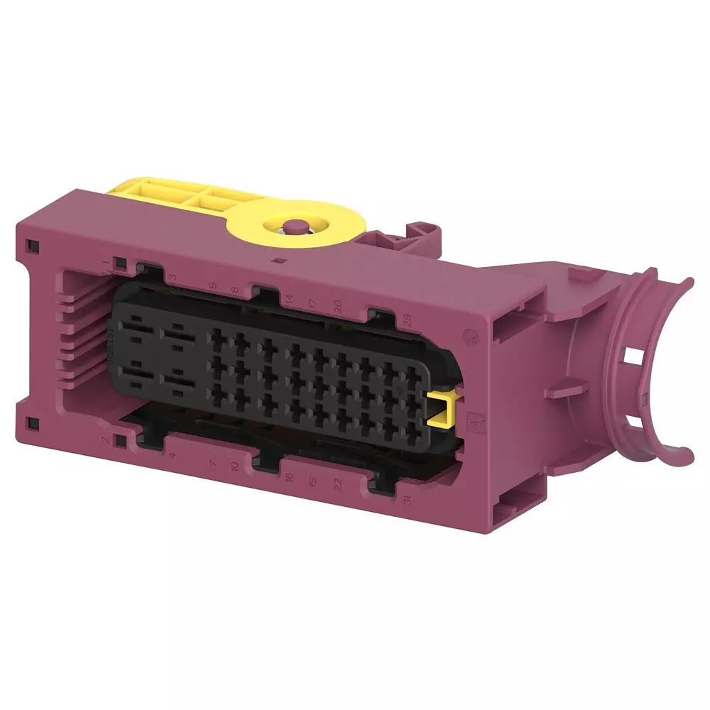 TE CONNECTIVITY Automotive Conn Housing, Rcpt, 31Pos, 1-1564297-6