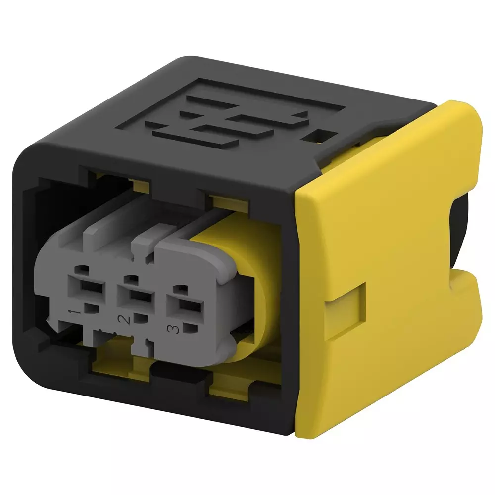TE CONNECTIVITY Automotive Conn Housing, Rcpt, 3Pos, 2-1418448-1