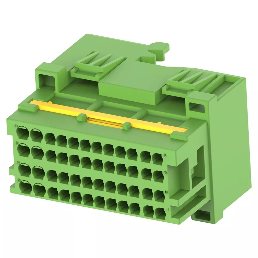 TE CONNECTIVITY Conn, Tab Housing, 48Pos, 24V, Pa6+Gf15, 2366066-3