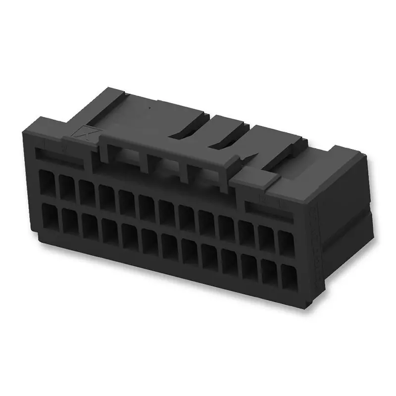 TE CONNECTIVITY Rcpt Connector Housing, Gf Polyester, 1-1827864-5