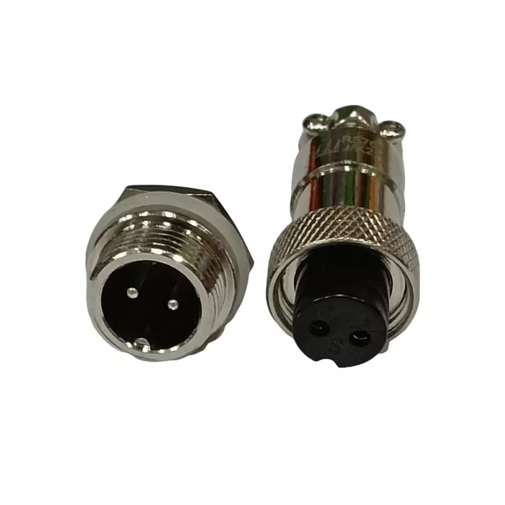 SETMI INDIA Aviation Connector Set 12 mm Male & Female Plug Metal Circular Solder Jack