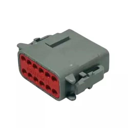 TE Connectivity Automotive Connector Housing, A Key, DTM, Plug, 12 Ways, DT Series Socket Contacts, DTM06-12S