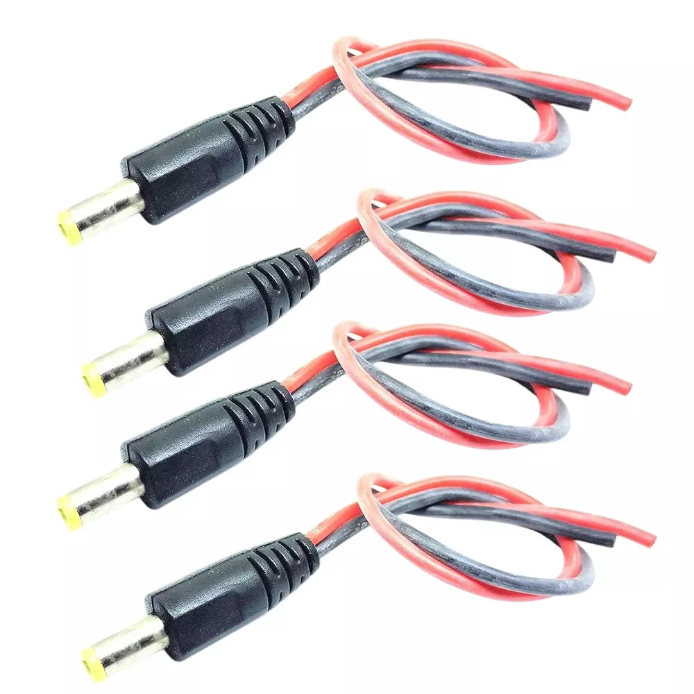 invento-male-dc-jack-plug-55x21-mm-150-mm-length-20-awg-gauge-with-silicone-wire-isc-3004-2-pack-of-4-pcs