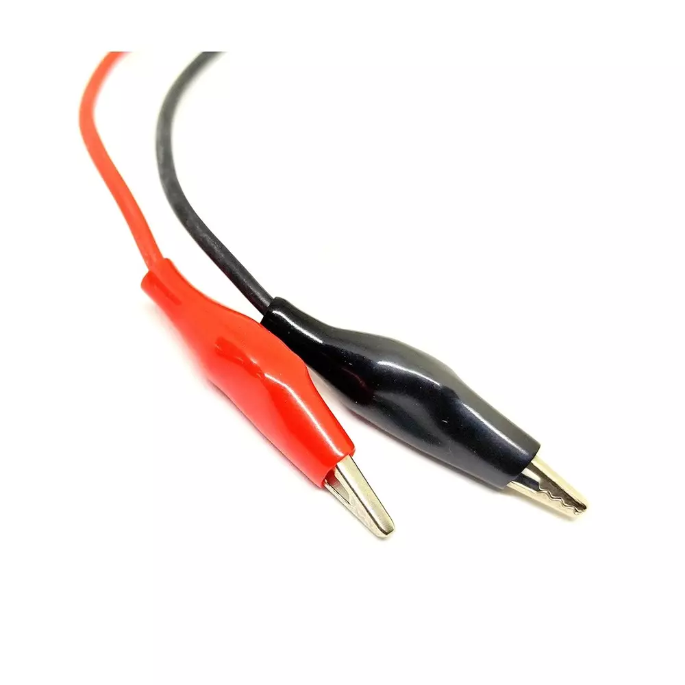 invento-double-ended-mini-crocodile-alligator-clip-with-20-awg-500-mm-length-05-sqmm-silicone-wire-black-red-isc-3020-1-pack-of-2-pcs
