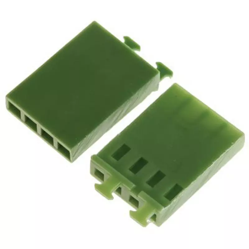 TE CONNECTIVITY Female Connector Housing 4 Pole, 925369-4 (Pack of 10)