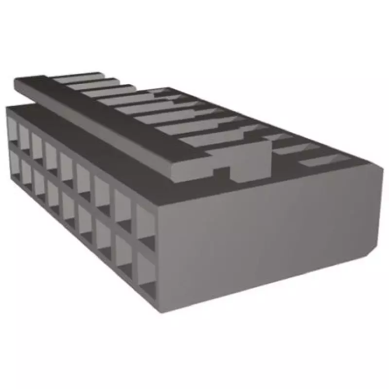 TE CONNECTIVITY Female Connector Housing 2 Lines, 926476-9 (Pack of 5)