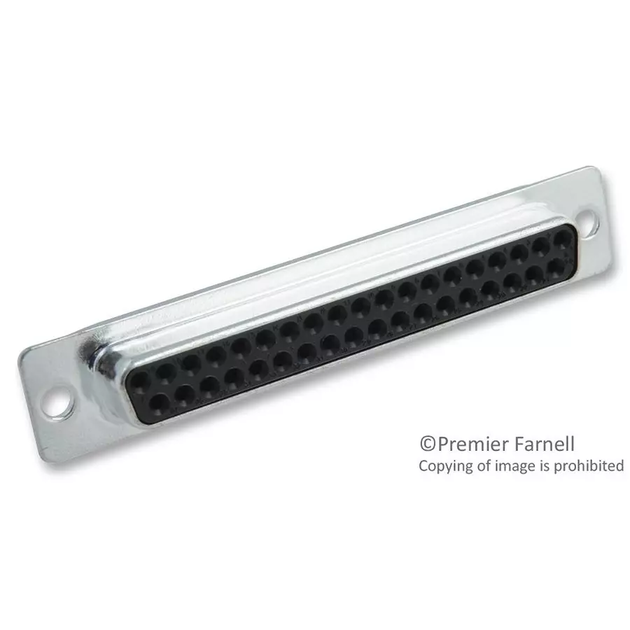 ITT CANNON D Sub Housings D SUB HOUSING, RECEPTACLE, 37 POSITION, STEEL, DCU37SA197F0