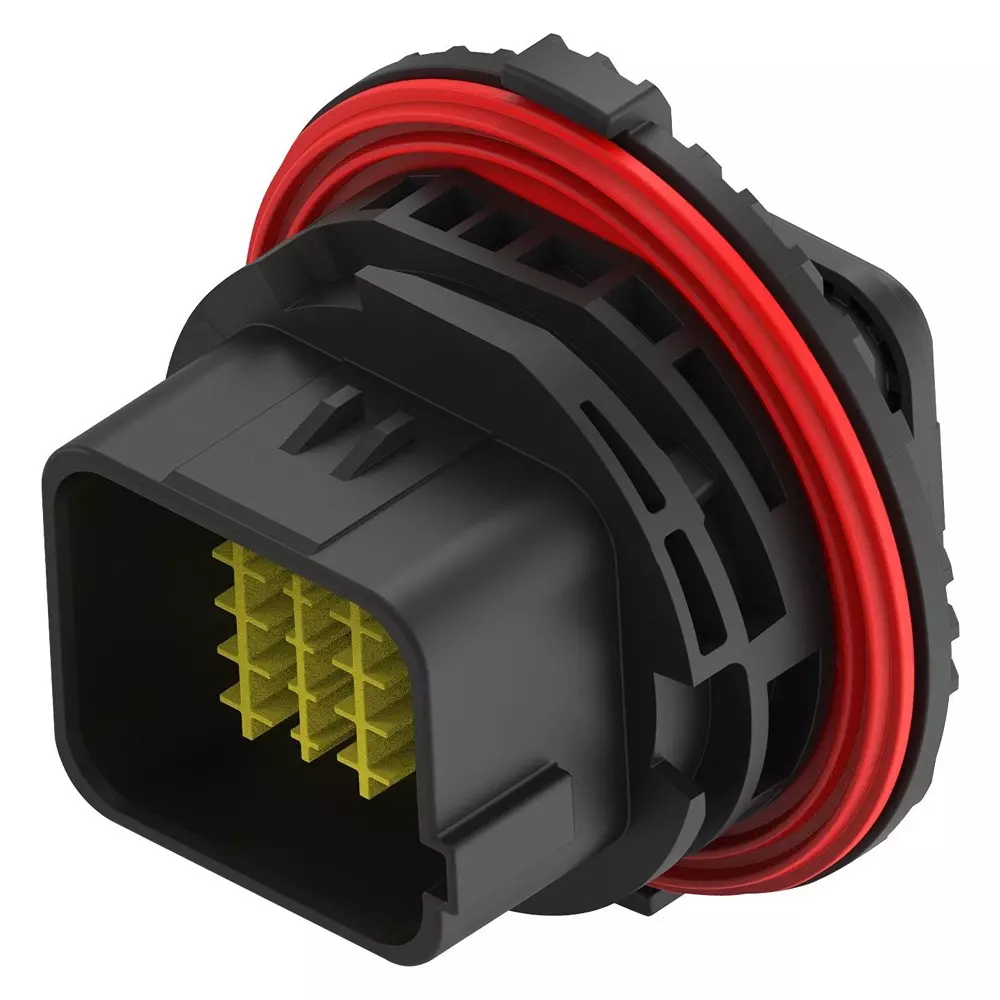 TE CONNECTIVITY Automotive Housing, Rcpt, 20Pos, Blk, 2-2350891-1