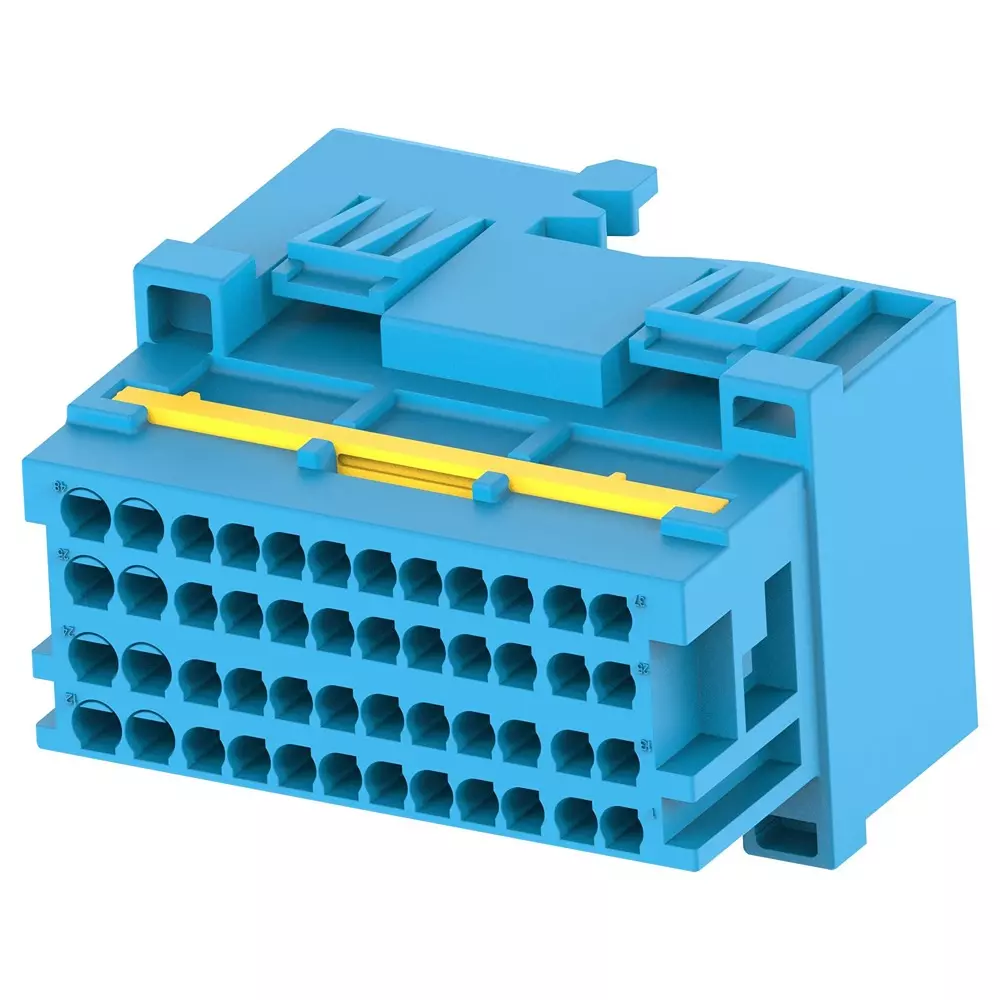 TE CONNECTIVITY Conn, Tab Housing, 48Pos, 24V, Pa6+Gf15, 2366066-4