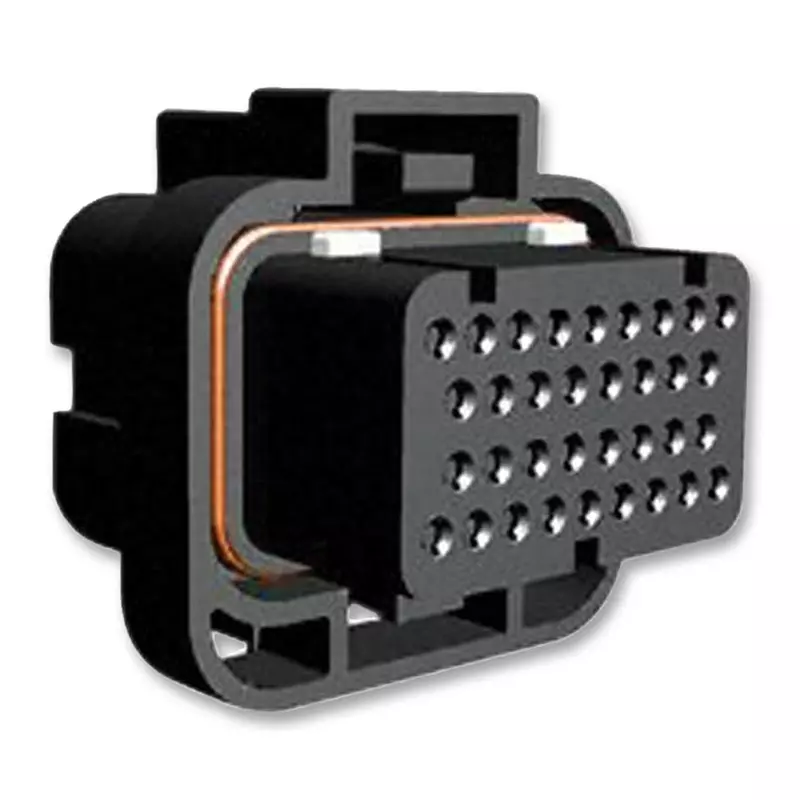 TE CONNECTIVITY Plug Connector Housing, Thermoplastic, 4-1437290-0