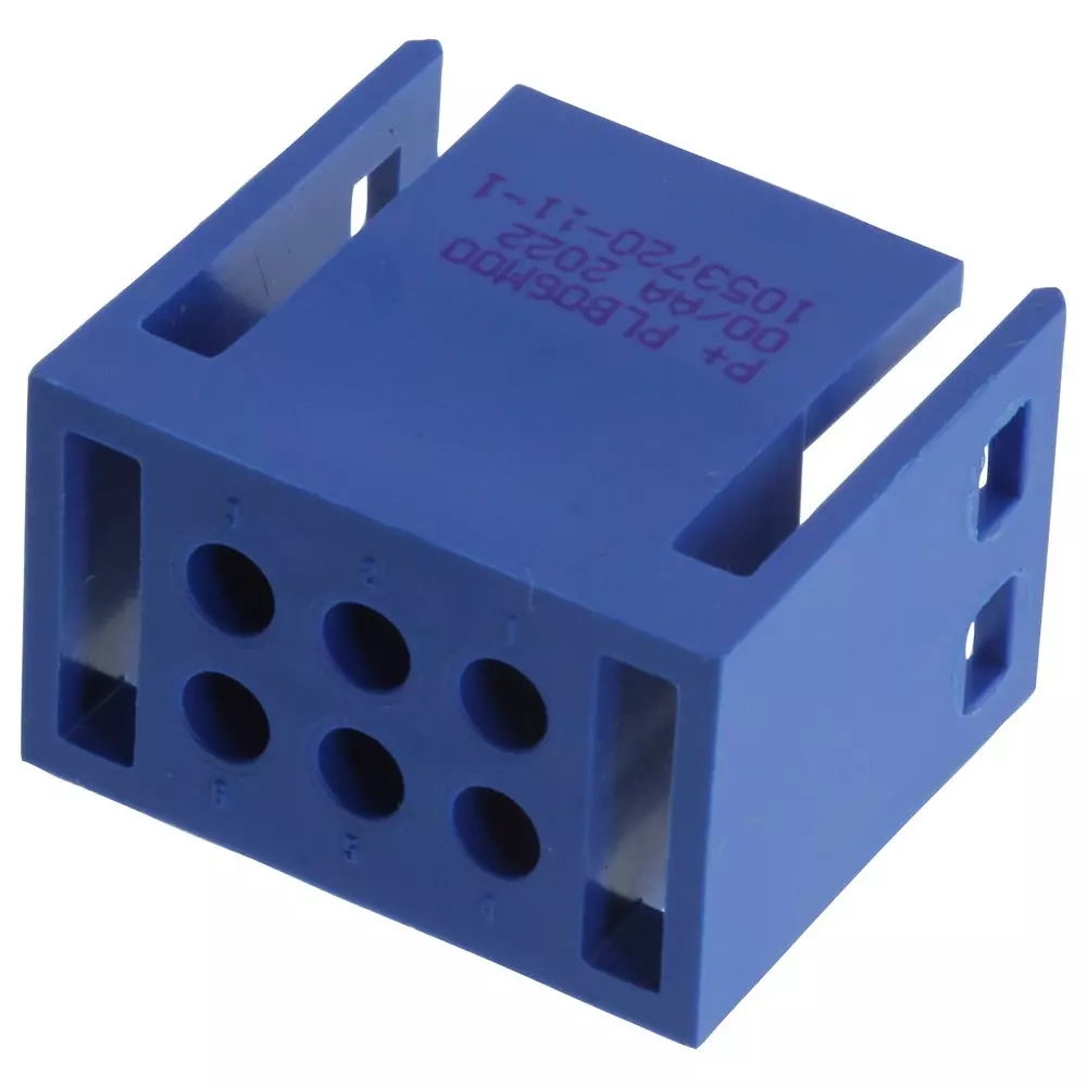 POSITRONIC RECTNGLR PWR HOUSING, PLUG, 6POS, CABLE, PLB06M0000/AA.