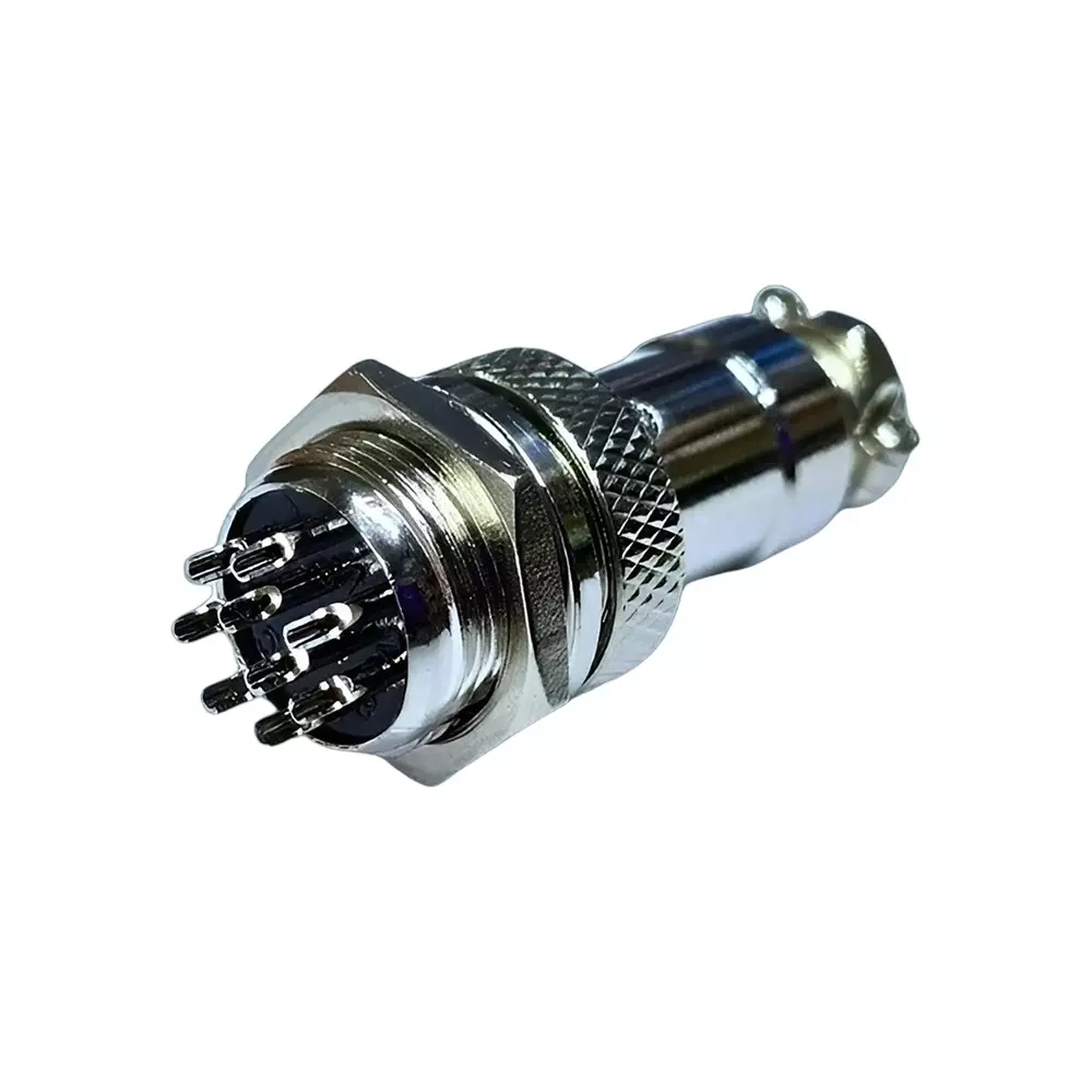 SETMI INDIA GX16 Aviation Plug & Socket Connector 16 mm 9-Pin Circular AC/DC 125-250 V