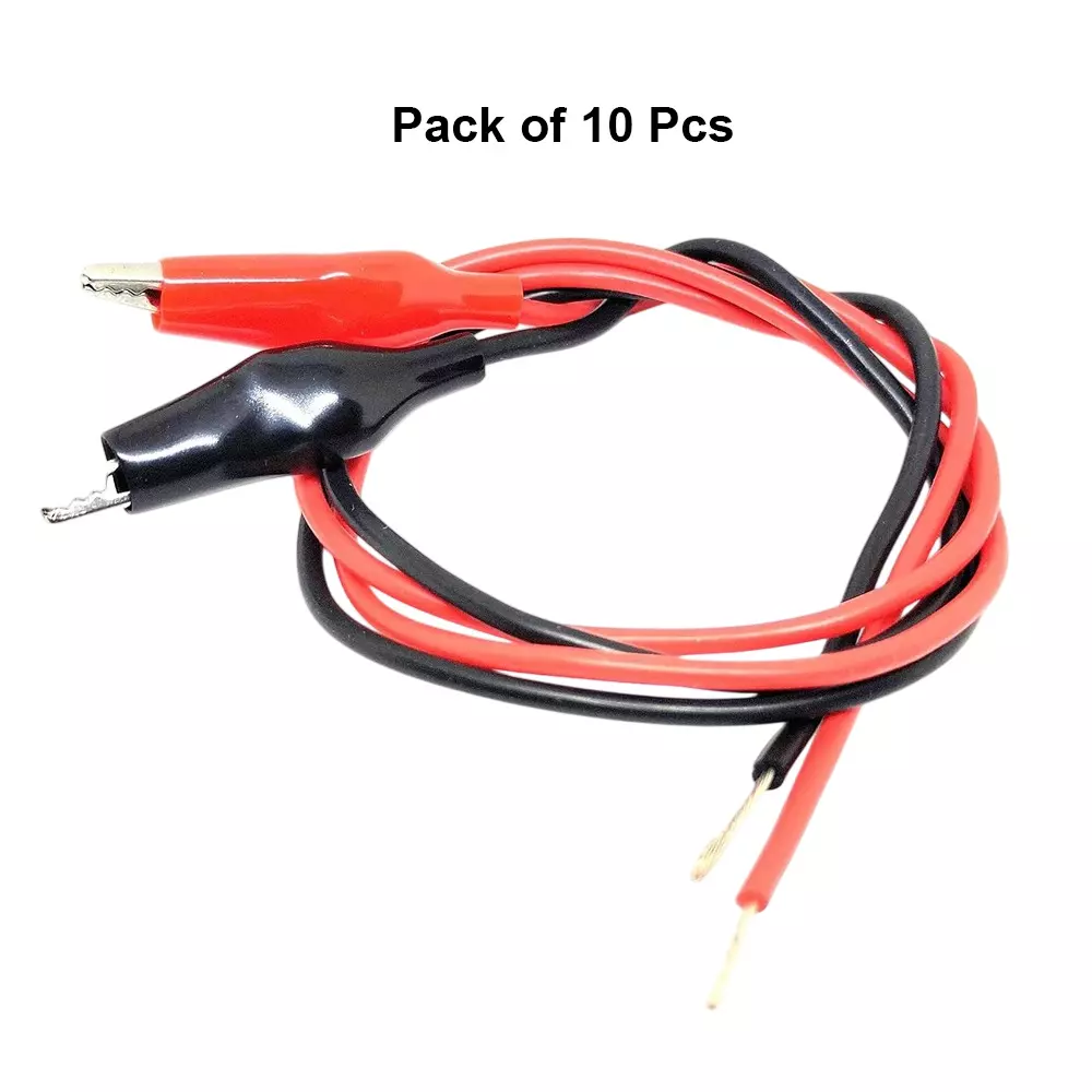 invento-mini-crocodile-alligator-clip-with-20-awg-500-mm-length-05-sqmm-silicone-wire-black-red-isc-3017-5-pack-of-10-pcs