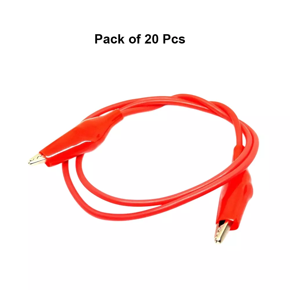 invento-double-ended-mini-crocodile-alligator-clip-with-20-awg-500-mm-length-05-sqmm-silicone-wire-red-isc-3019-7-pack-of-20-pcs
