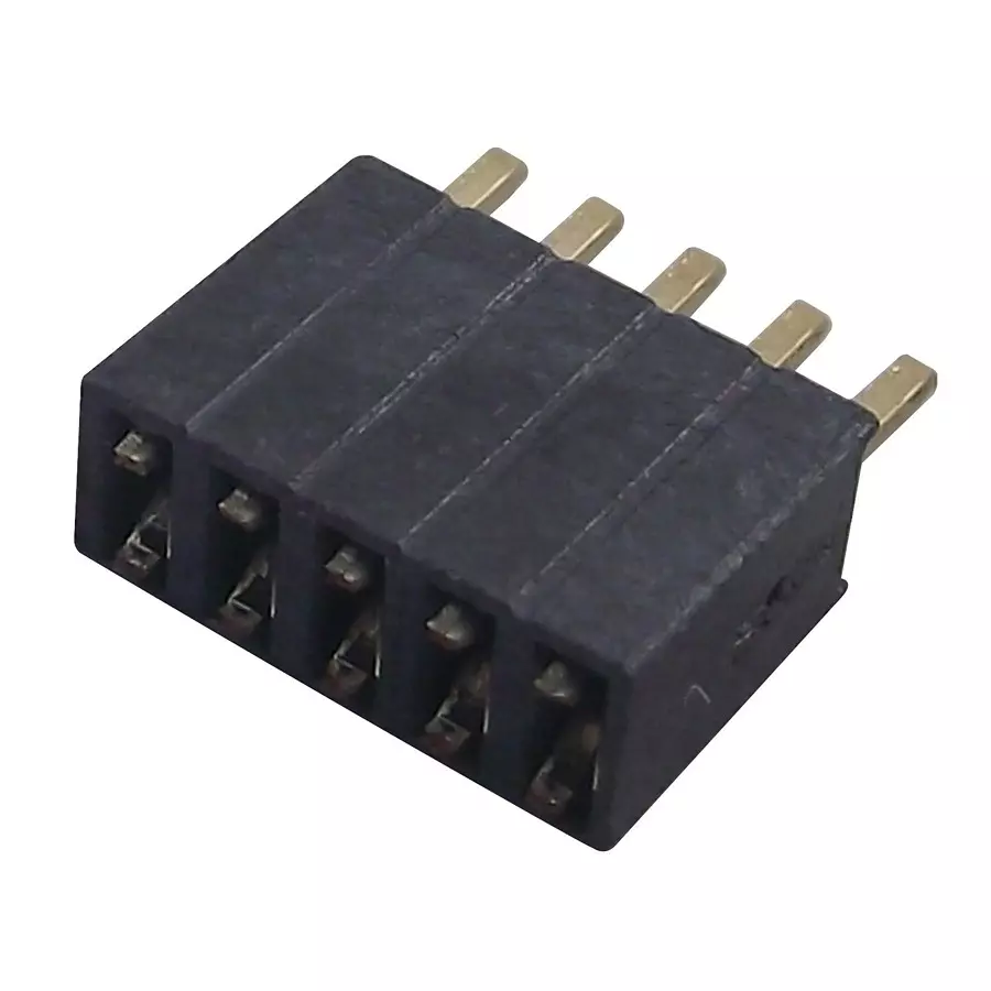 MULTICOMP PRO PCB Receptacles SOCKET, PCB, 1 ROW, VERT, 5WAY, 2206SA-05-46 (Pack of 5)