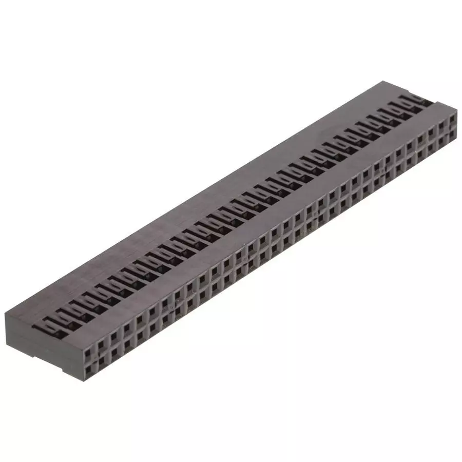 AMPHENOL COMMUNICATIONS SOLUTIONS WIRE-BOARD CONNECTOR RECEPTACLE 64 POSITION, 2.54MM, 65043-005LF