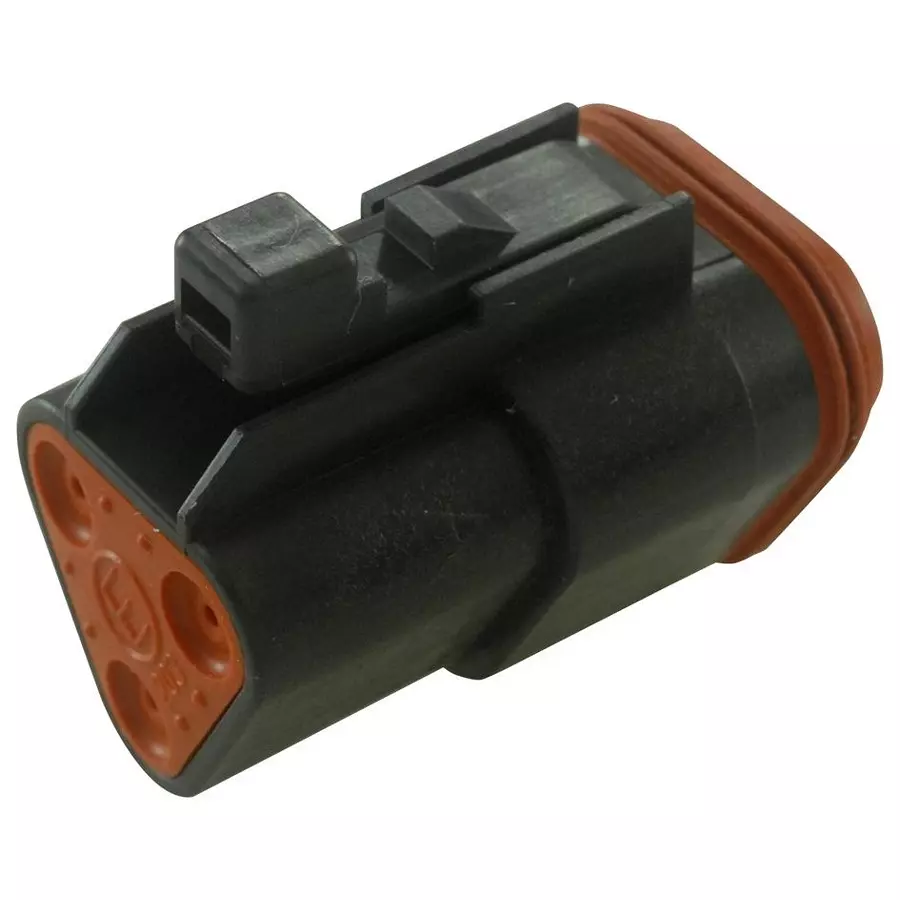 DEUTSCH - TE CONNECTIVITY PLUG, DT, THIN WALL, 3WAY, SKT, DT063S-CE06