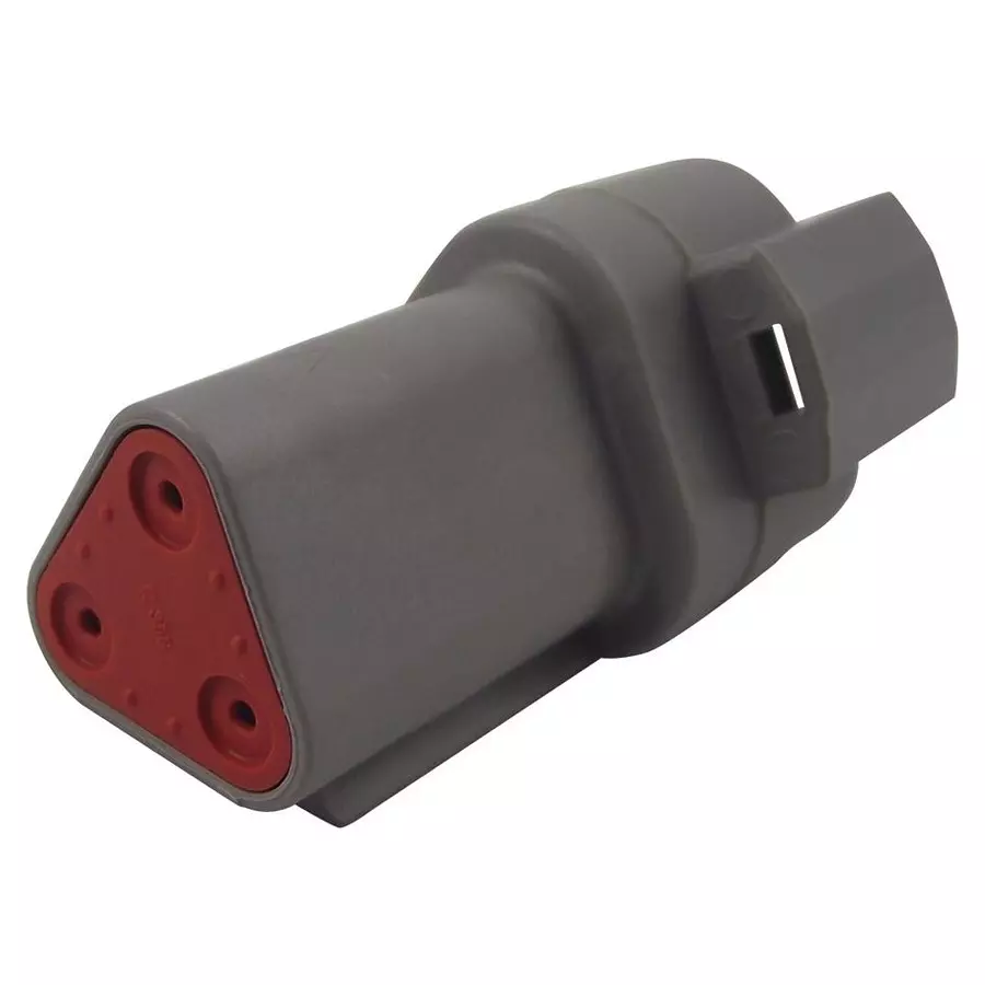 DEUTSCH - TE CONNECTIVITY AUTOMOTIVE HOUSING, RCPT, 3POS, 250V/13A, DT04-3P