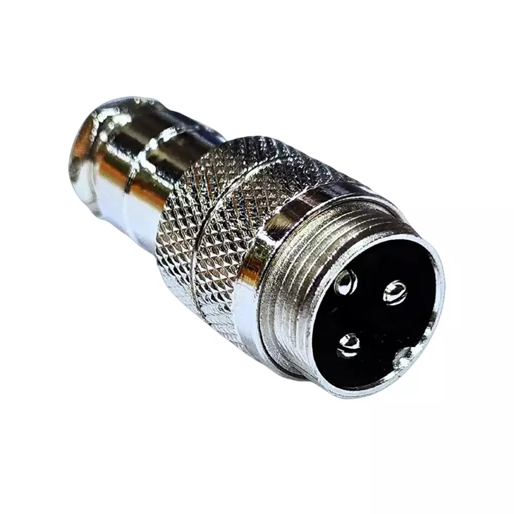 SETMI INDIA GX16 Aviation Connector Male 16 mm Circular 5-15 A with Solder Type